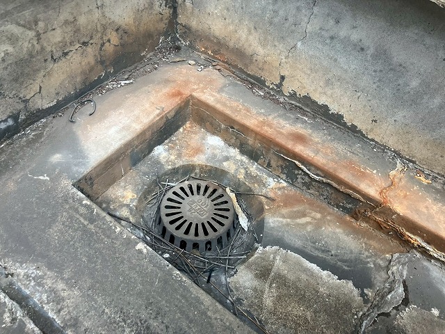 ドレン周りの詰まり写真